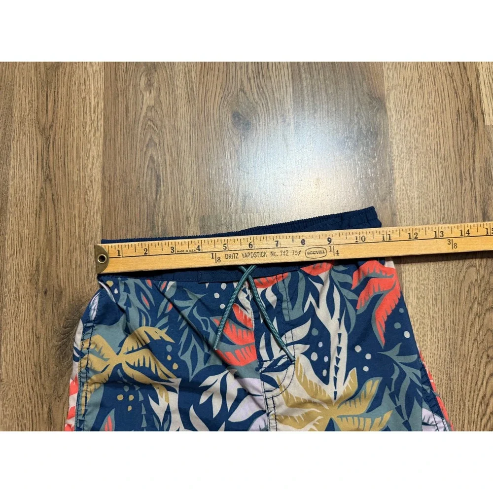 Old Navy Shorts Youth Boys Size Medium Blue Orange Green Swim Trunks